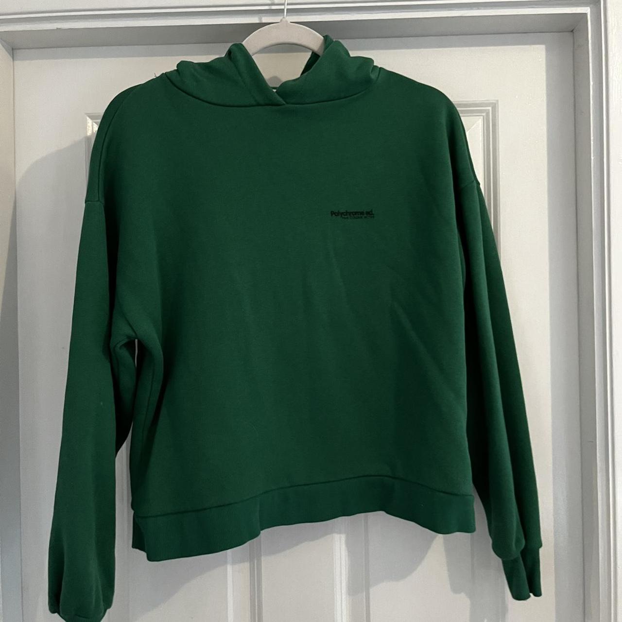 green hoodie from Pull & Bear, I loooove... Depop