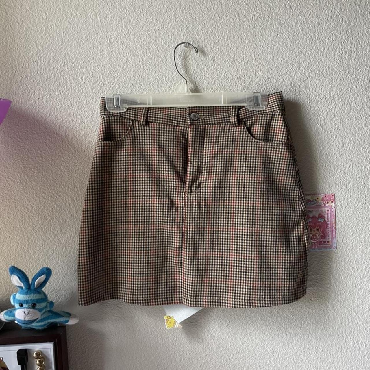 Brandy Melville plaid skirt 🐒 super cute and... - Depop