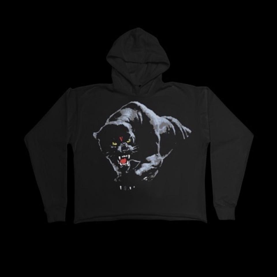 Vlone black best sale panther hoodie