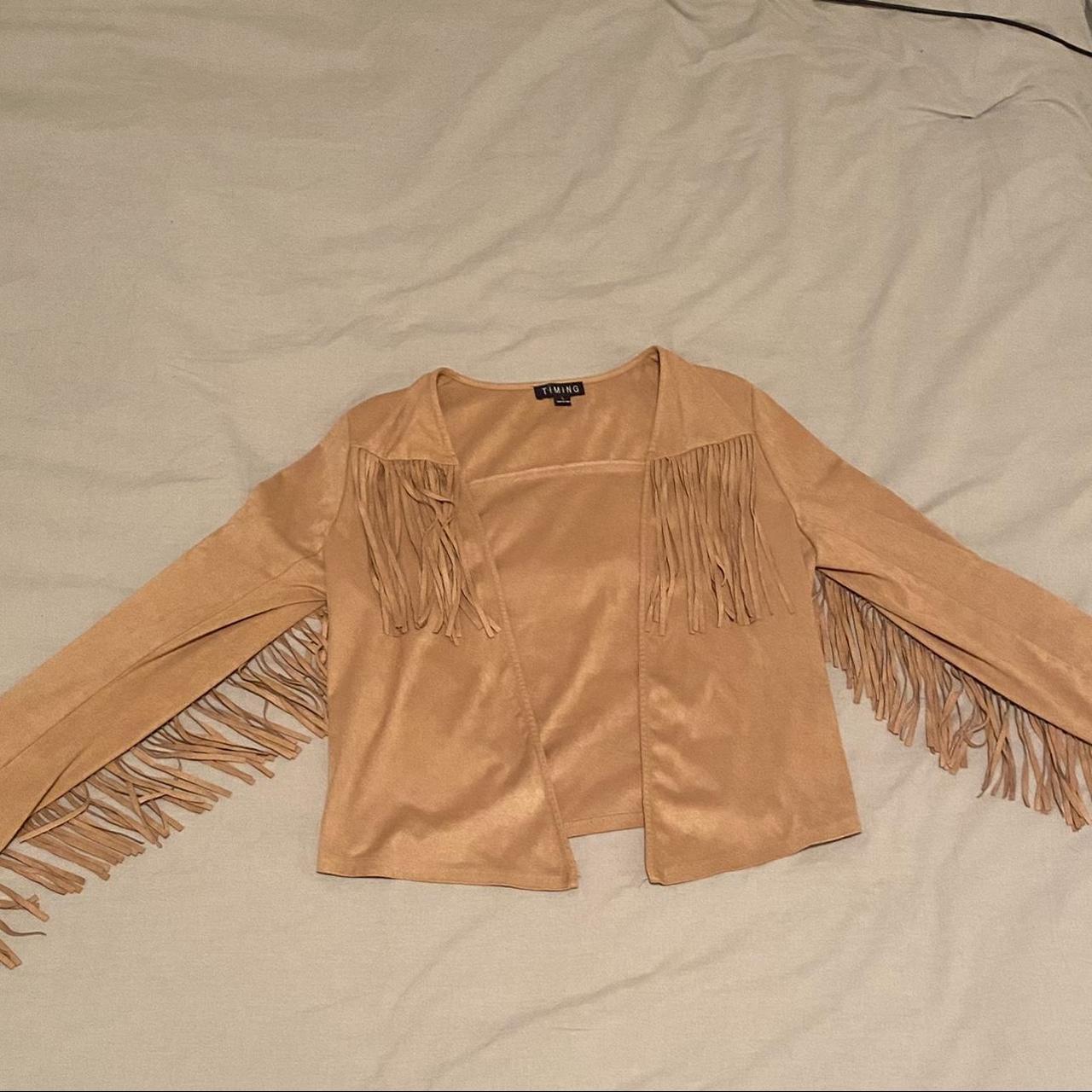 Timing Fringe Jacket Super soft lightweight... Depop
