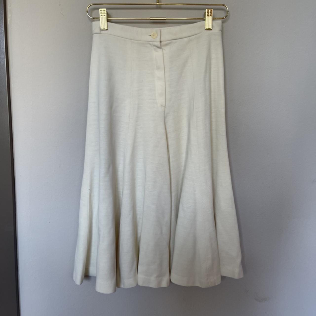 American Vintage Women's Cream and White Trousers