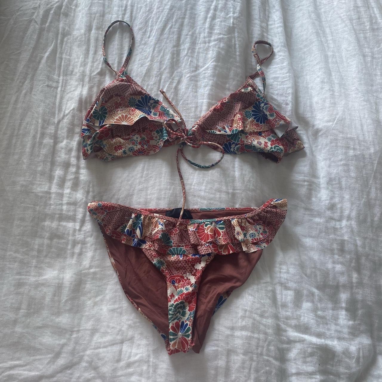 Zara Women's multi Bikinisandtankinisets Depop