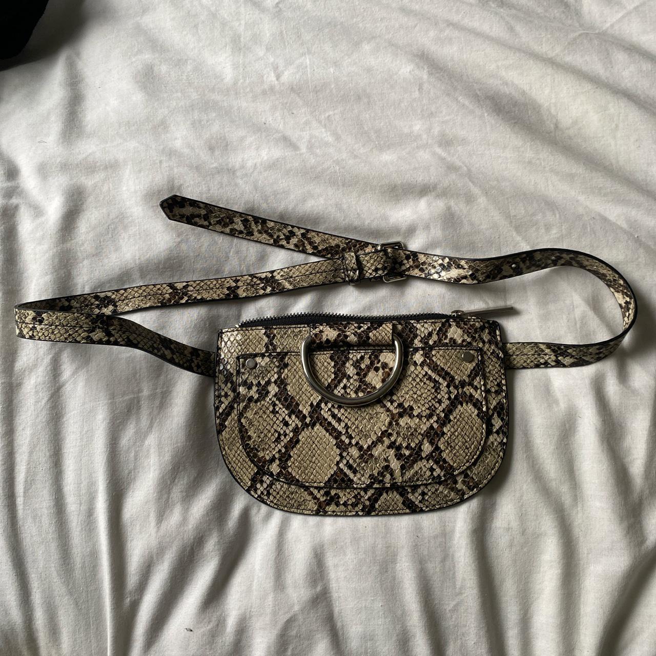 Zara snake belt on sale bag