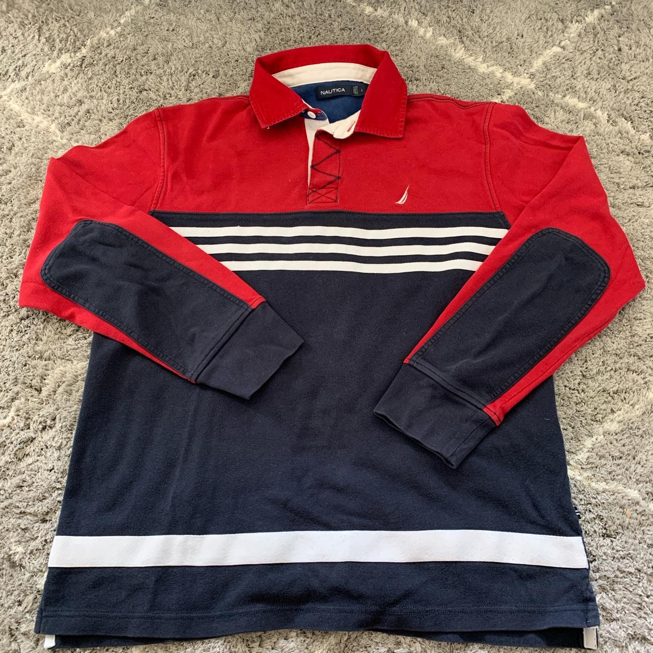 nautica long sleeve polo shirts