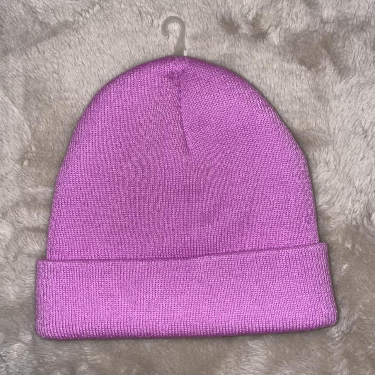 Urban Outfitters pink/purple beanie Brand new never... - Depop
