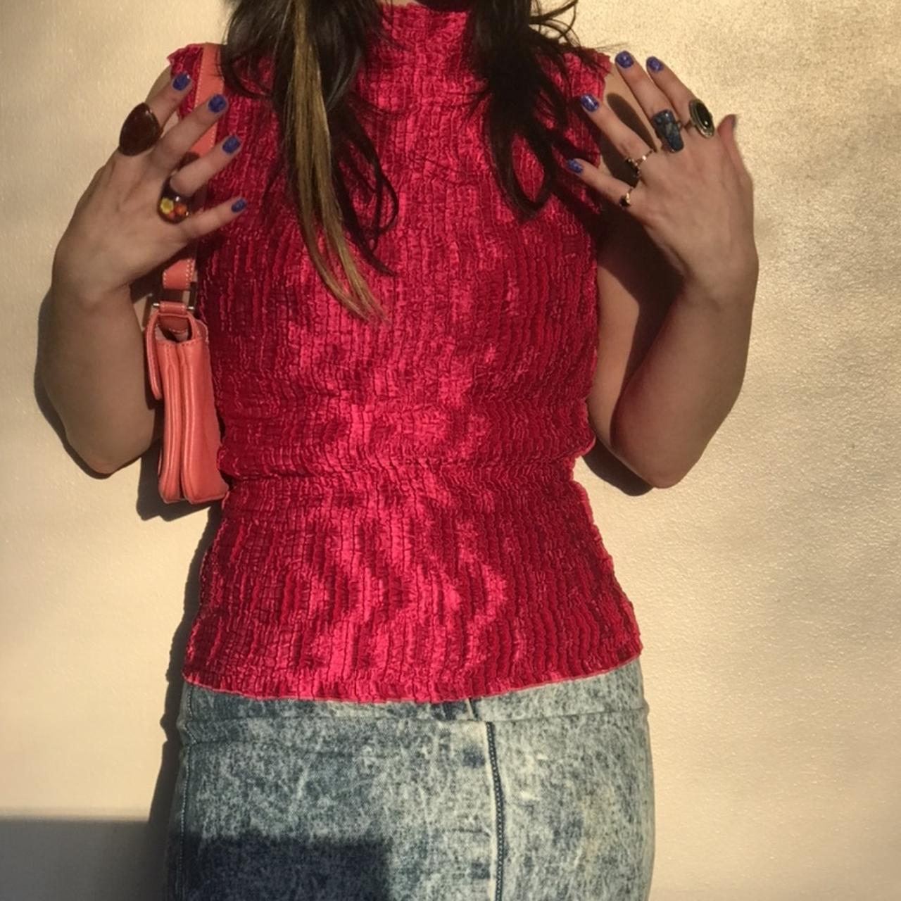 Product Image 4 - Vintage plisse textured mock neck