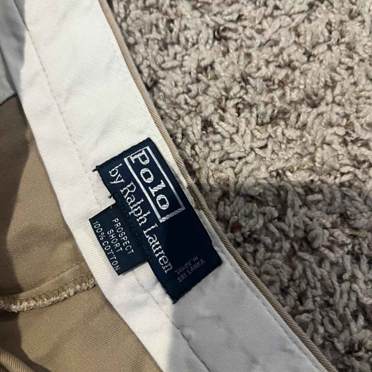 Polo Ralph Lauren Khaki Shorts - Size 36 - 9” inseam - Depop
