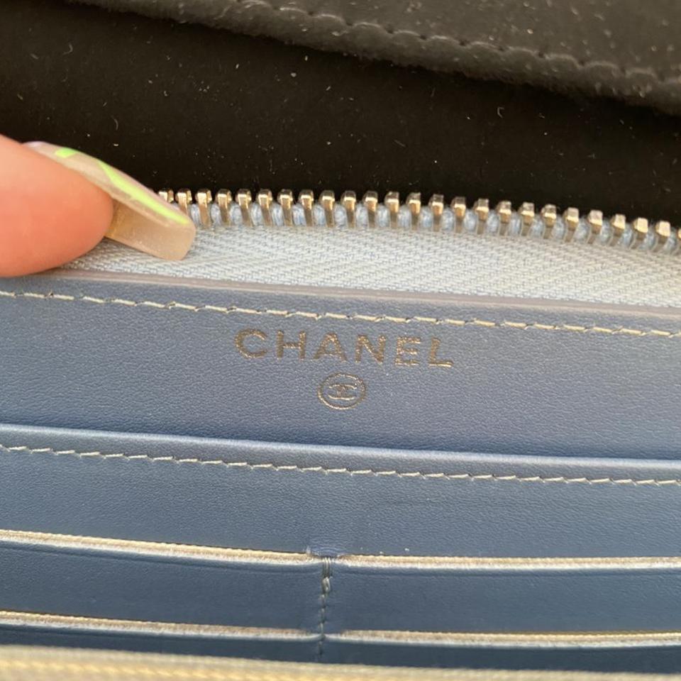 Chanel wallet. Used condition. Serial code pictured. - Depop