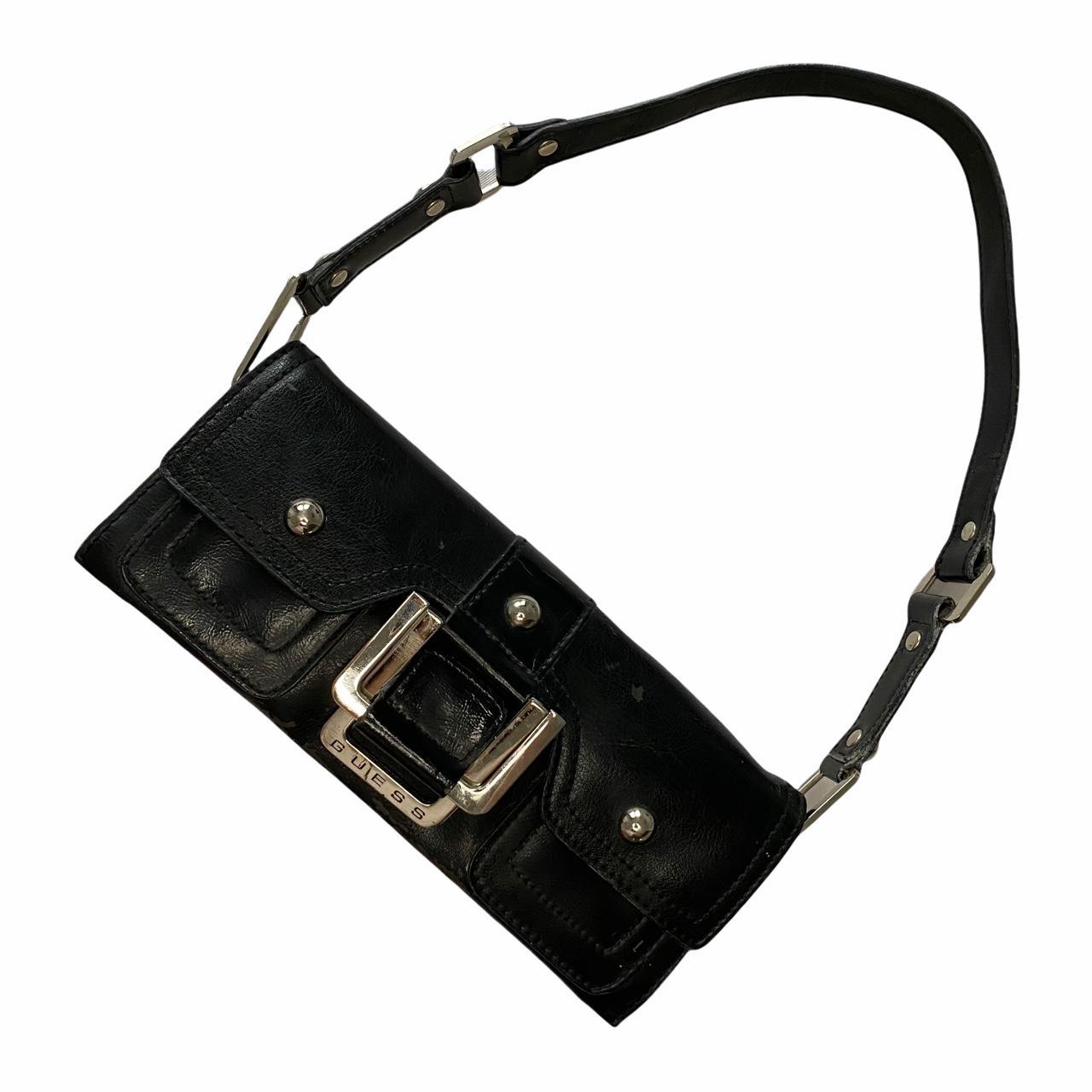 Guess Women's Black and Silver Bag