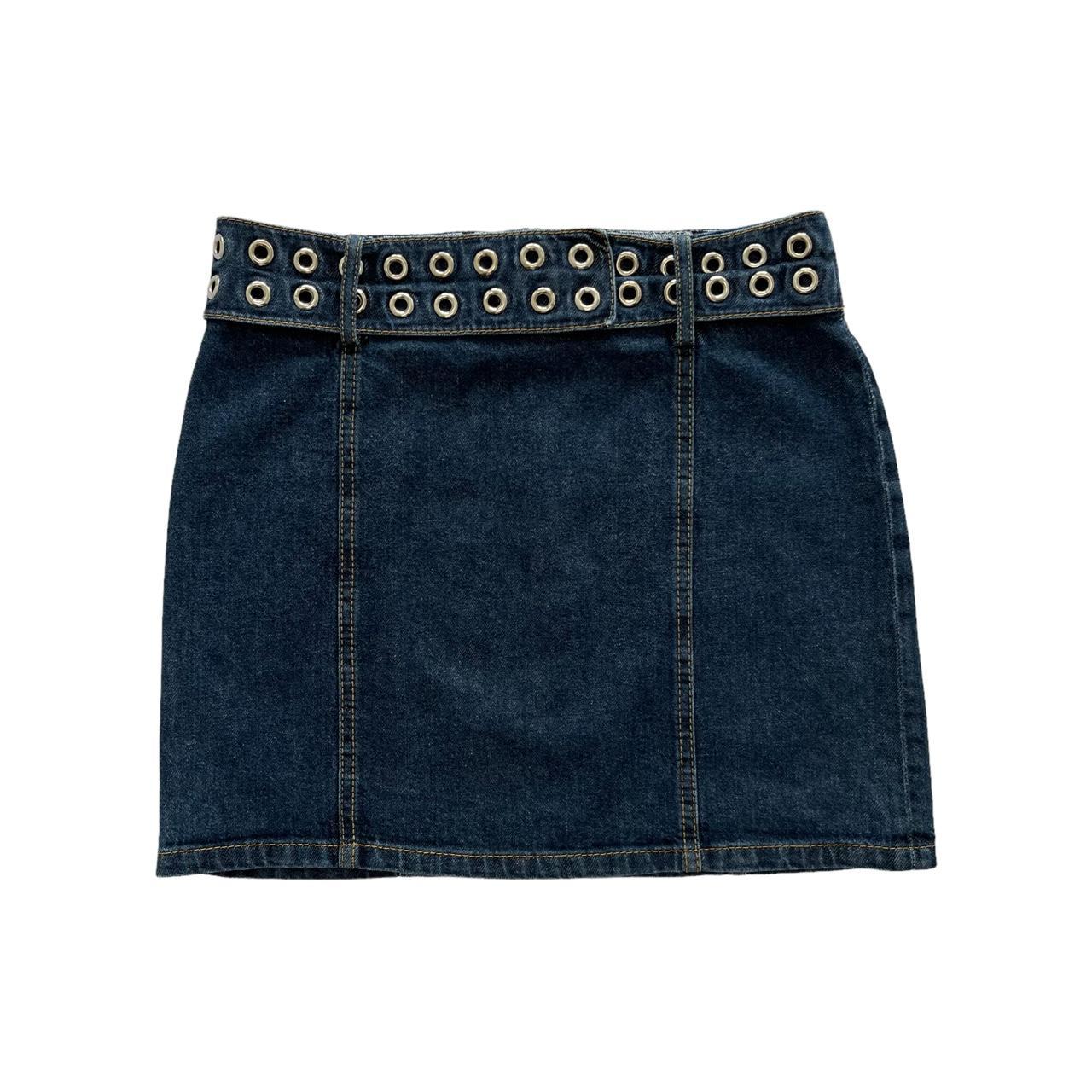 This stunning vintage y2k Karen Millen denim skirt... - Depop