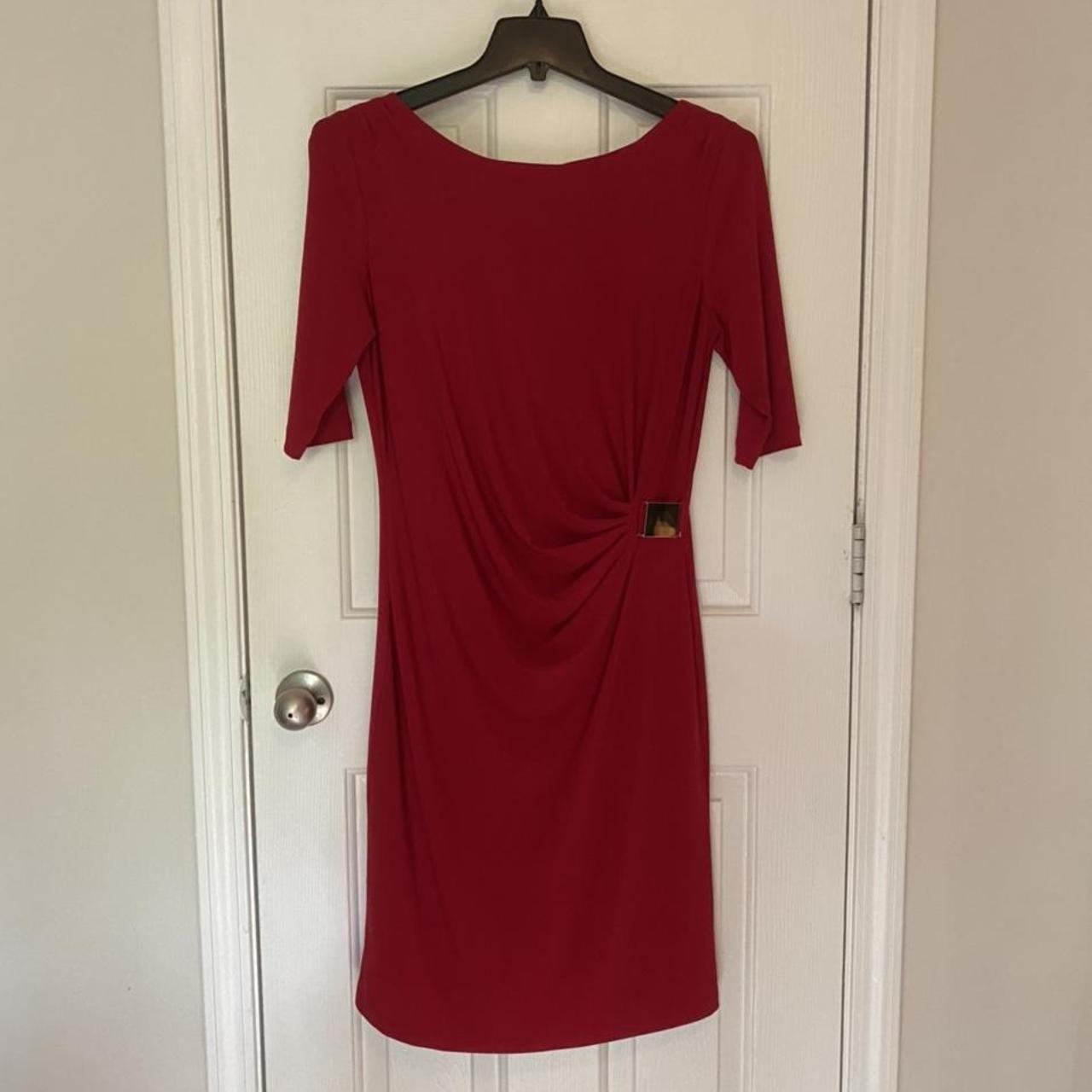 red dress! - there is some type of black... - Depop