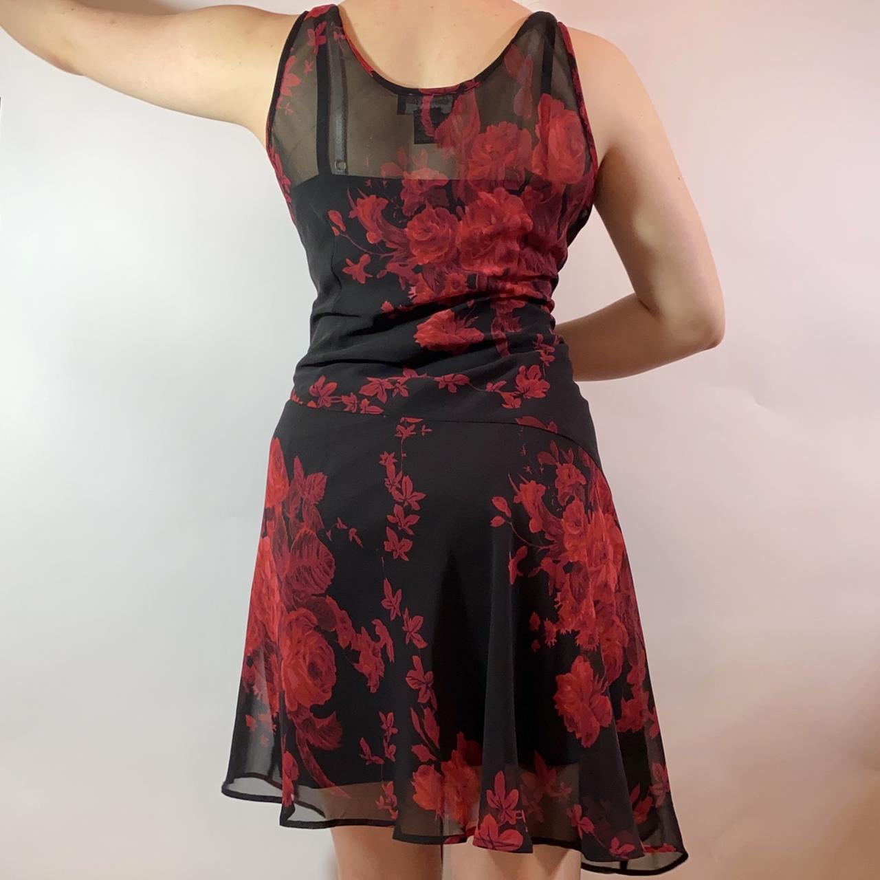 Women's Red and Black Dress (2)
