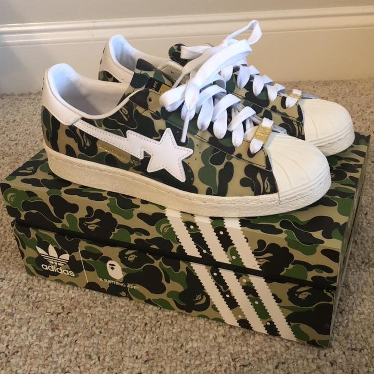 🔥 Bape X Adidas Superstars 80s Shoes | Color... - Depop