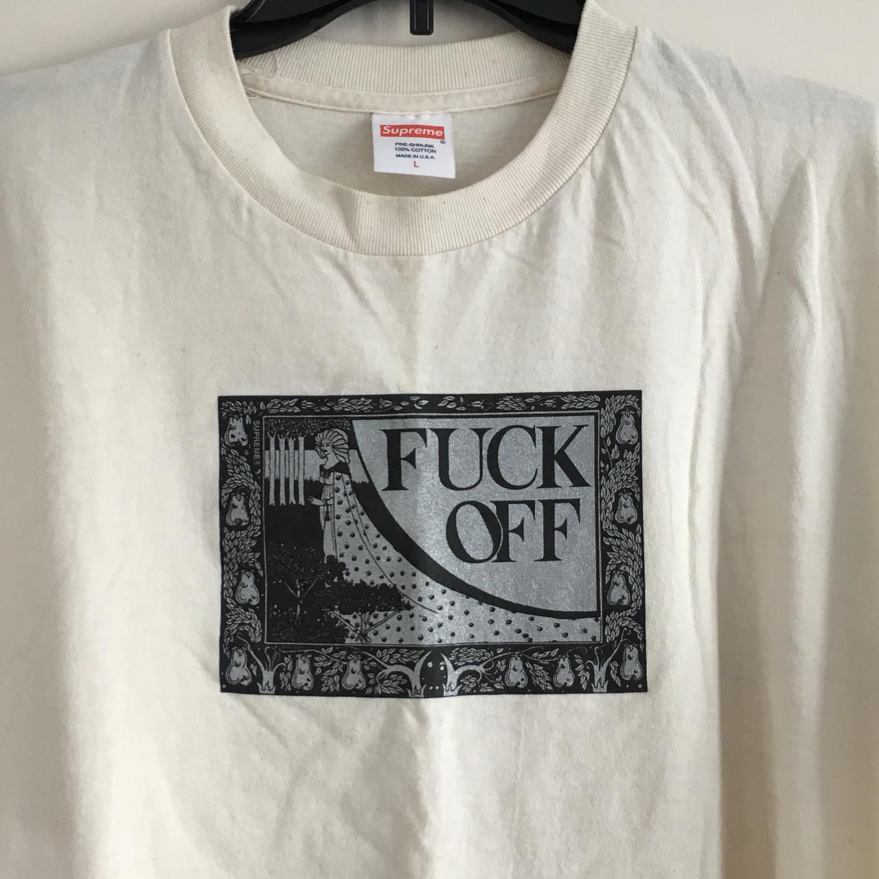 SUPREME FUCK THE WORLD TEE- RED MINT 10/10 - Depop