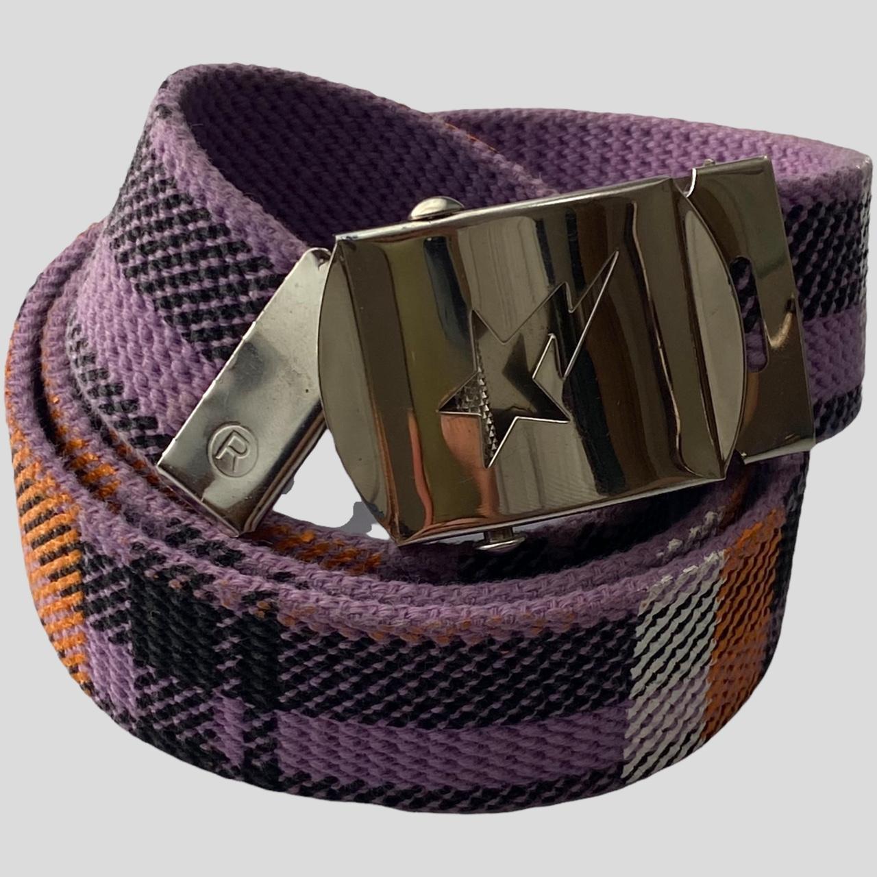 purple bape belt