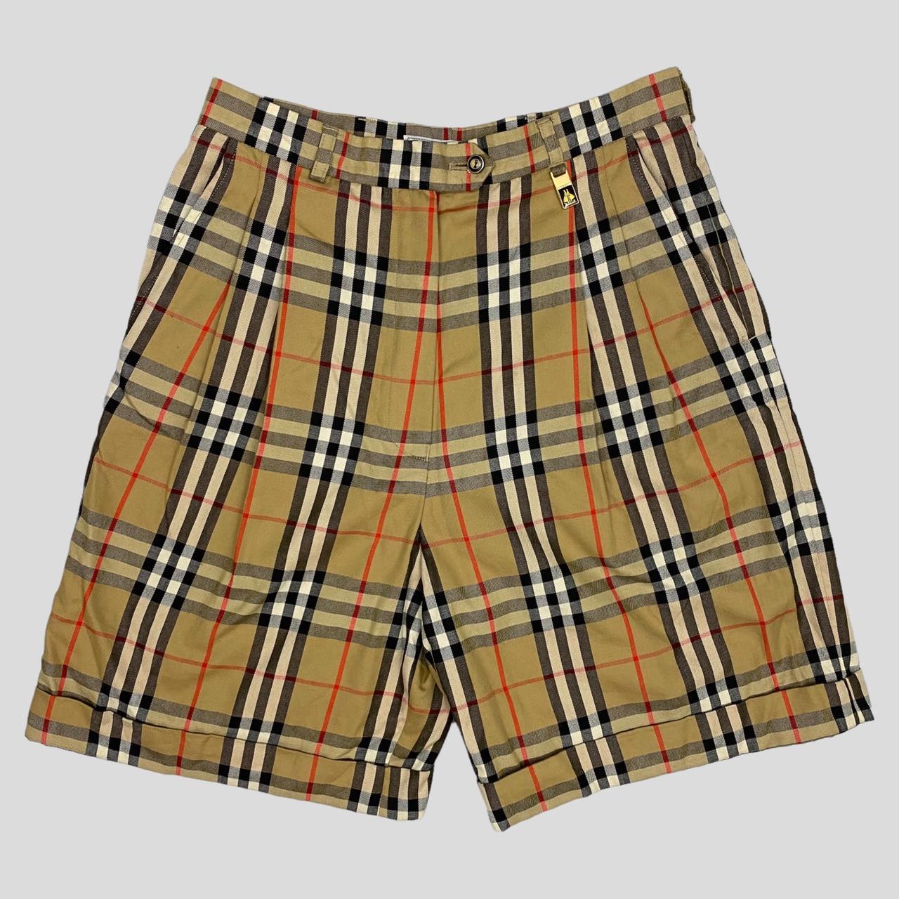 Burberry shorts on sale womens gold