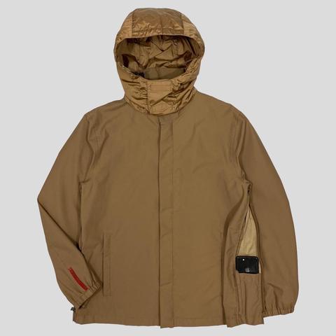 Prada '01 Goretex Jacket with Nylon Pocket Hood - - Depop