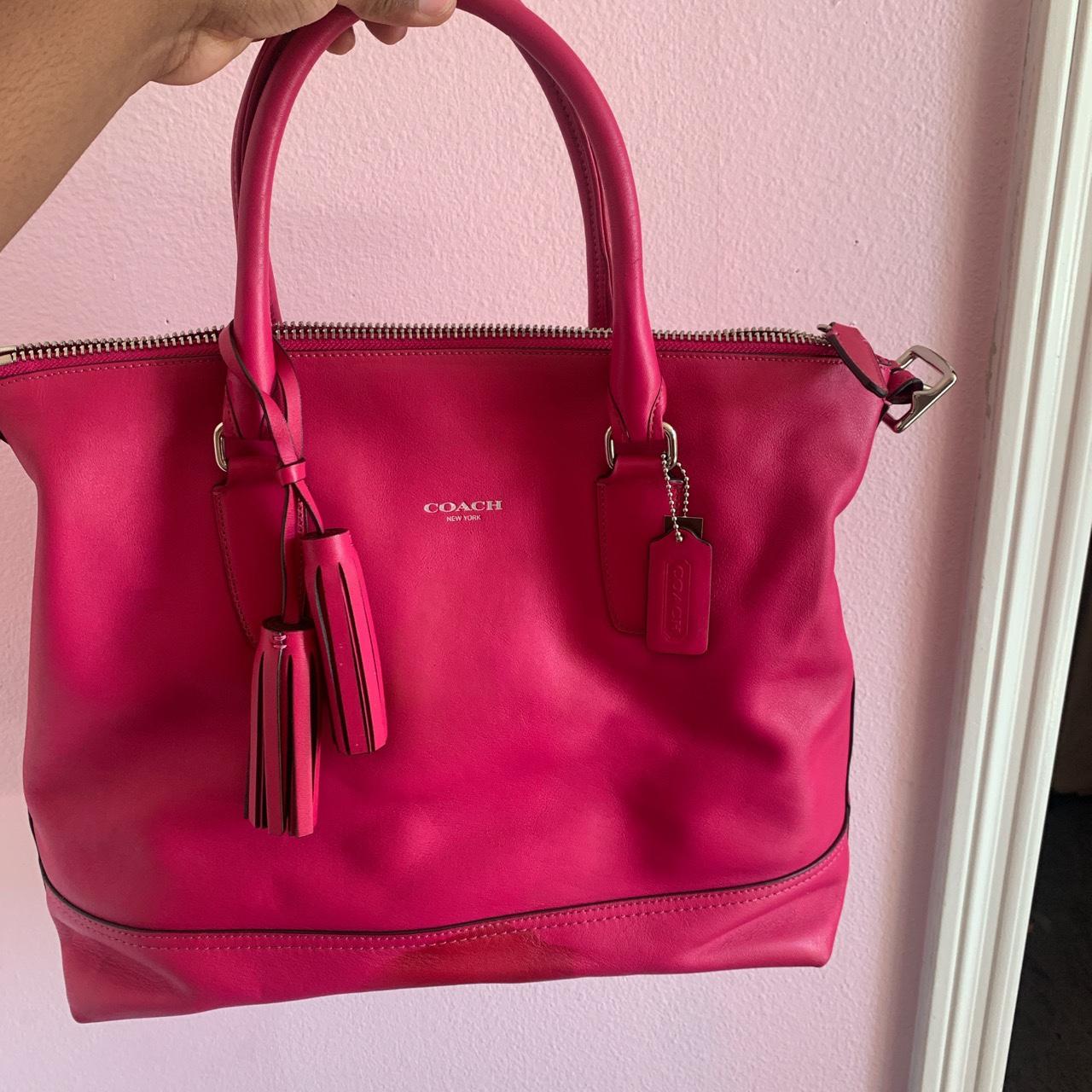 Hot pink Coach outlet Bag