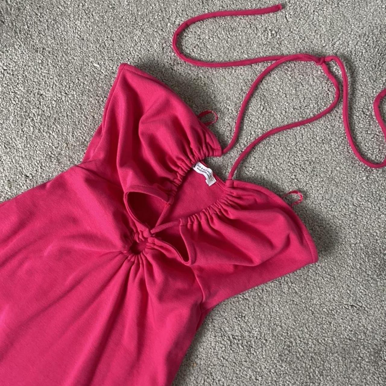 Zara Pink Bodycon dress ️ BRAND NEW!! only tried... Depop