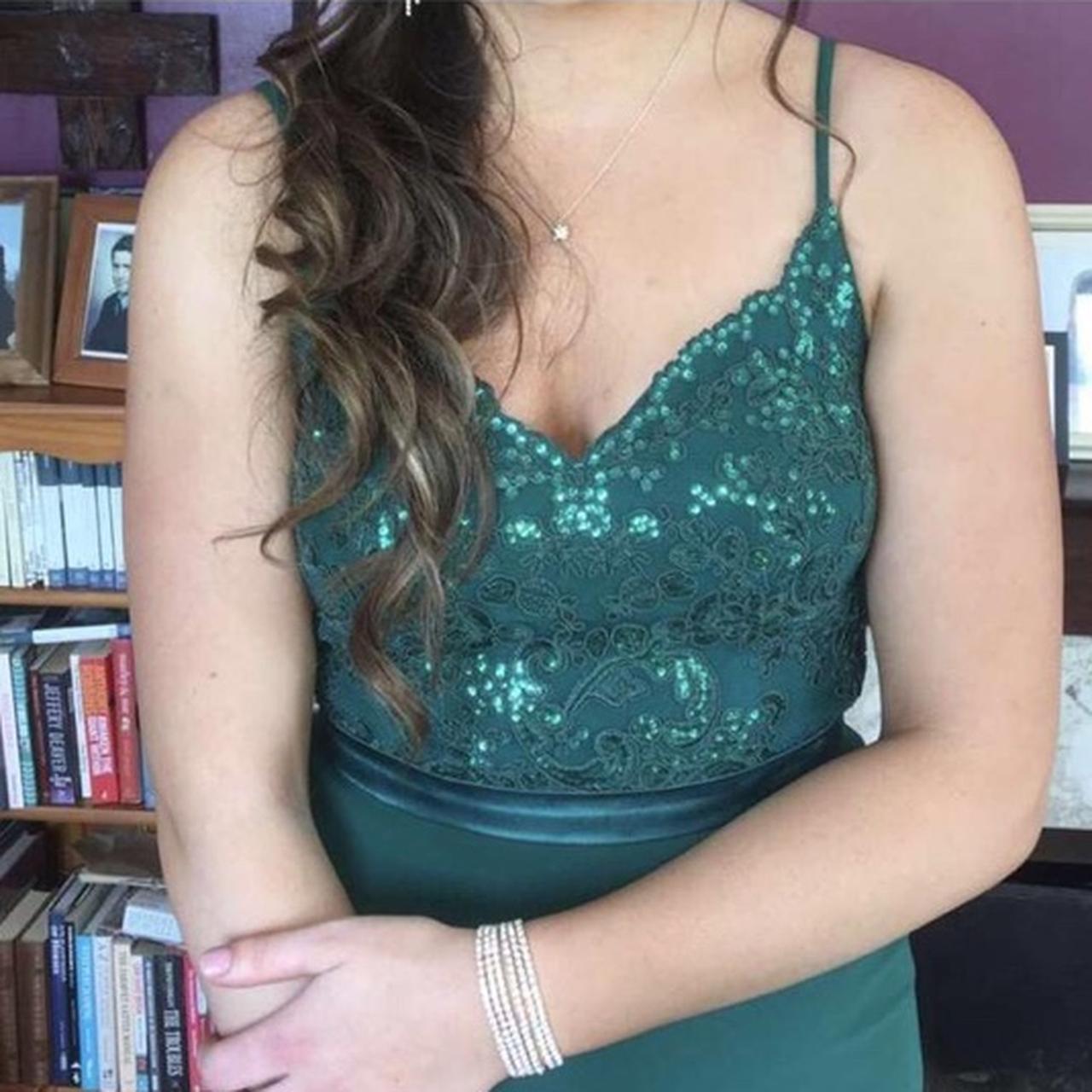 debs dresses emerald green