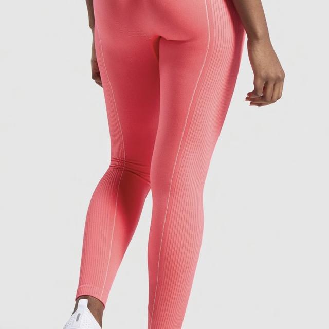 light pink leggings colorfulkoala size xs - Depop