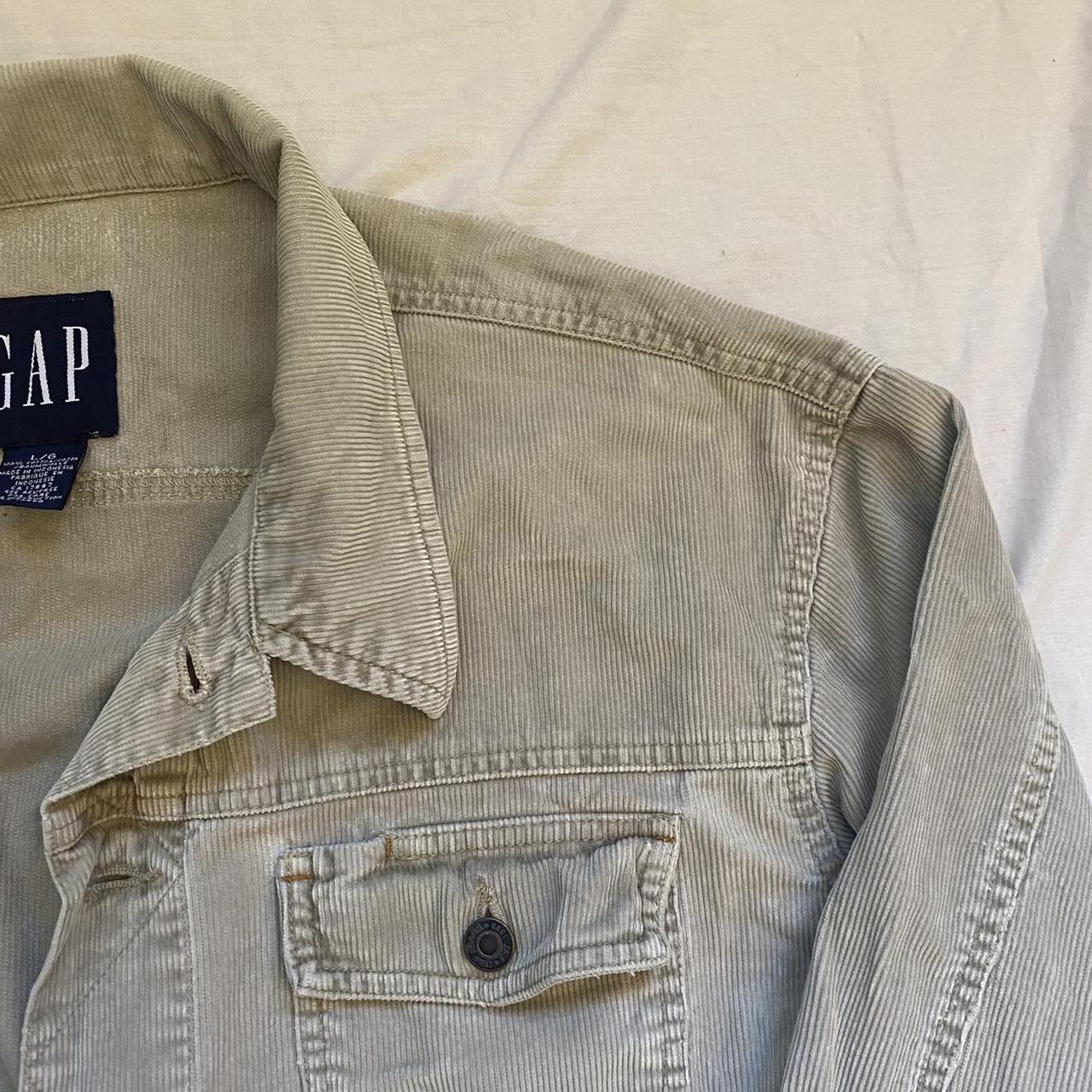 GAP corduroy style beige jacket. Great condition.... - Depop