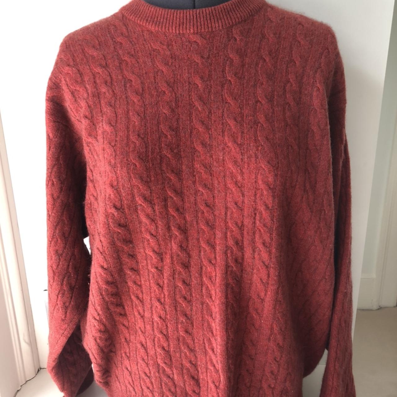 Vintage men’s 100% pure cashmere jumper by brand... - Depop