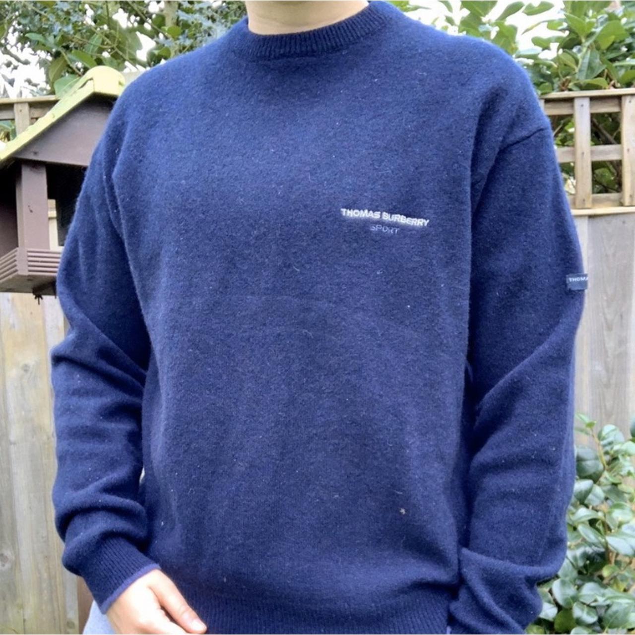 Vintage Burberry knitted jumper, Lambswool,