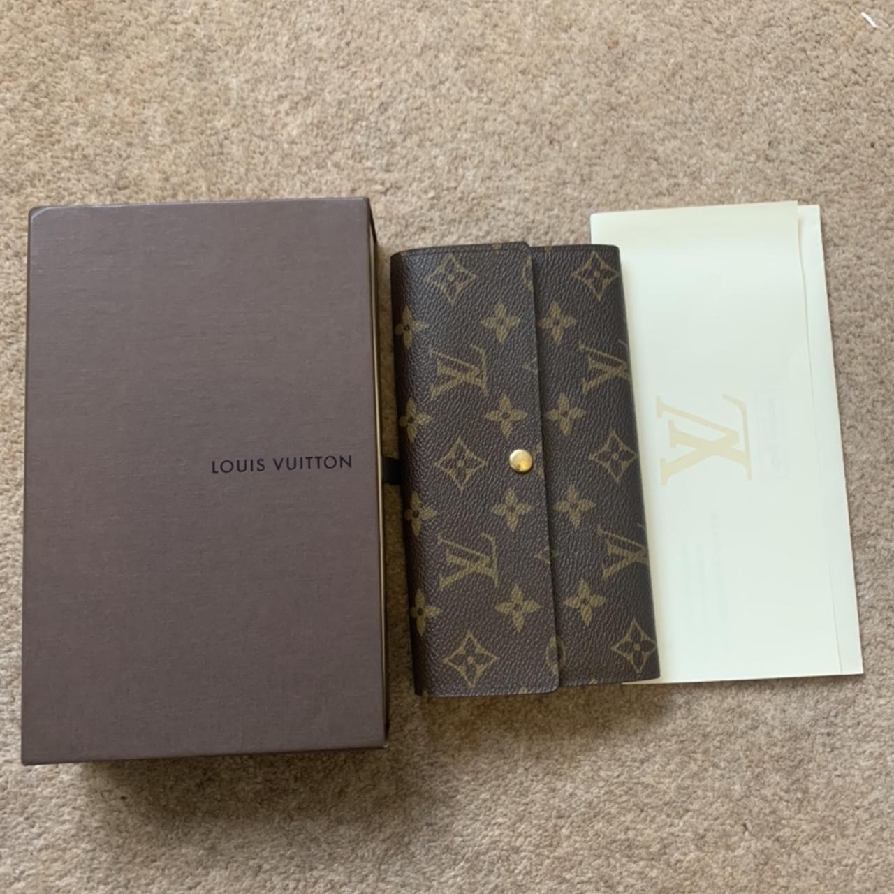 Original Louis Vuitton Purse Box and Dust - Depop