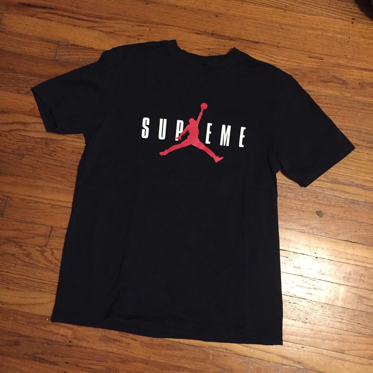 Supreme x jordan t sales shirt