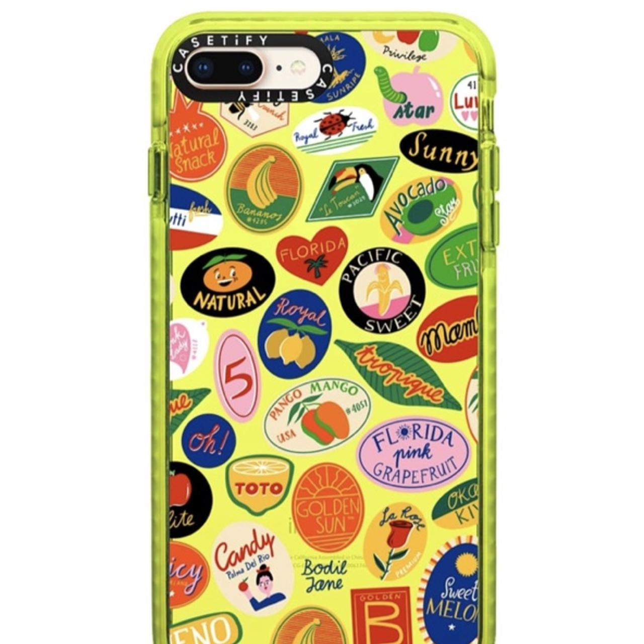 neon yellow casetify case, brand new!