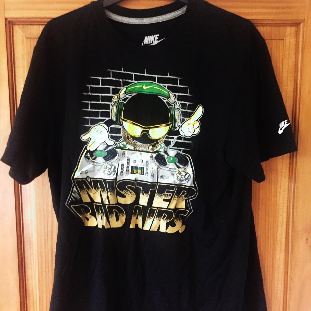 Nike Dri Fit Men's Black Raiders T-shirt Color: - Depop