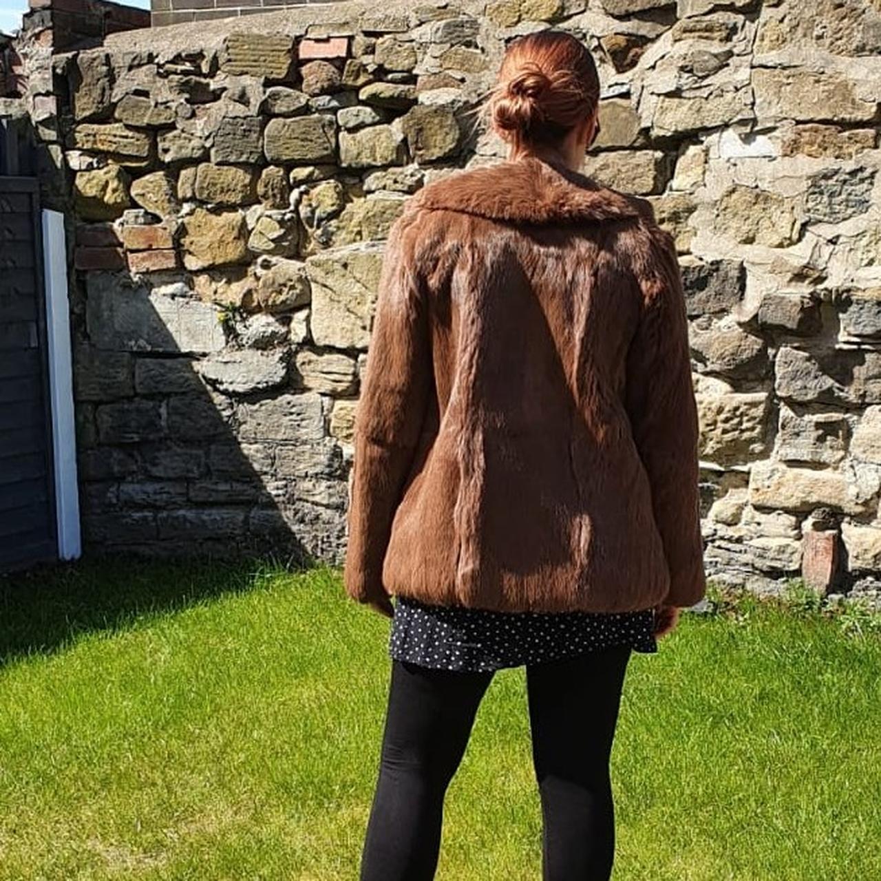 Edelson REAL FUR vintage coat (coney fur) Super... - Depop