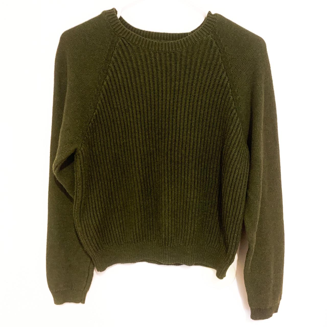 Aeropostale Women Forest Green Knit Sweater Warm... - Depop