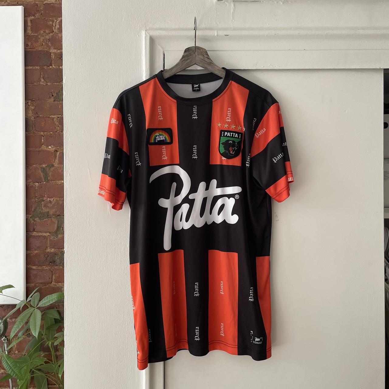 Product Image 1 - Patta SS19 Orange/Black Striped Football