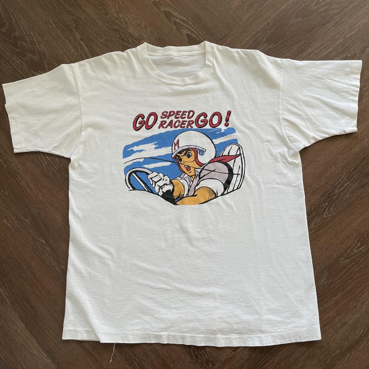 Vintage 90s Speed Racer Shirt 23” x 29.5” Great... - Depop