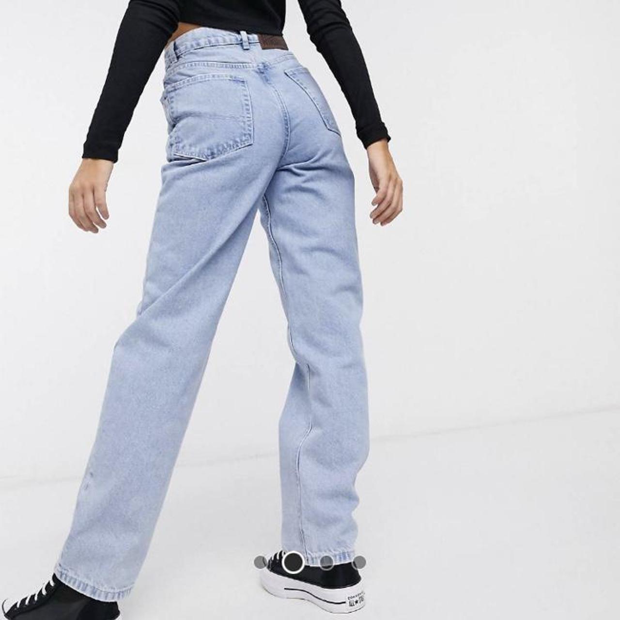 High waisted wide leg 90s / Dad jeans from Reclaimed... - Depop