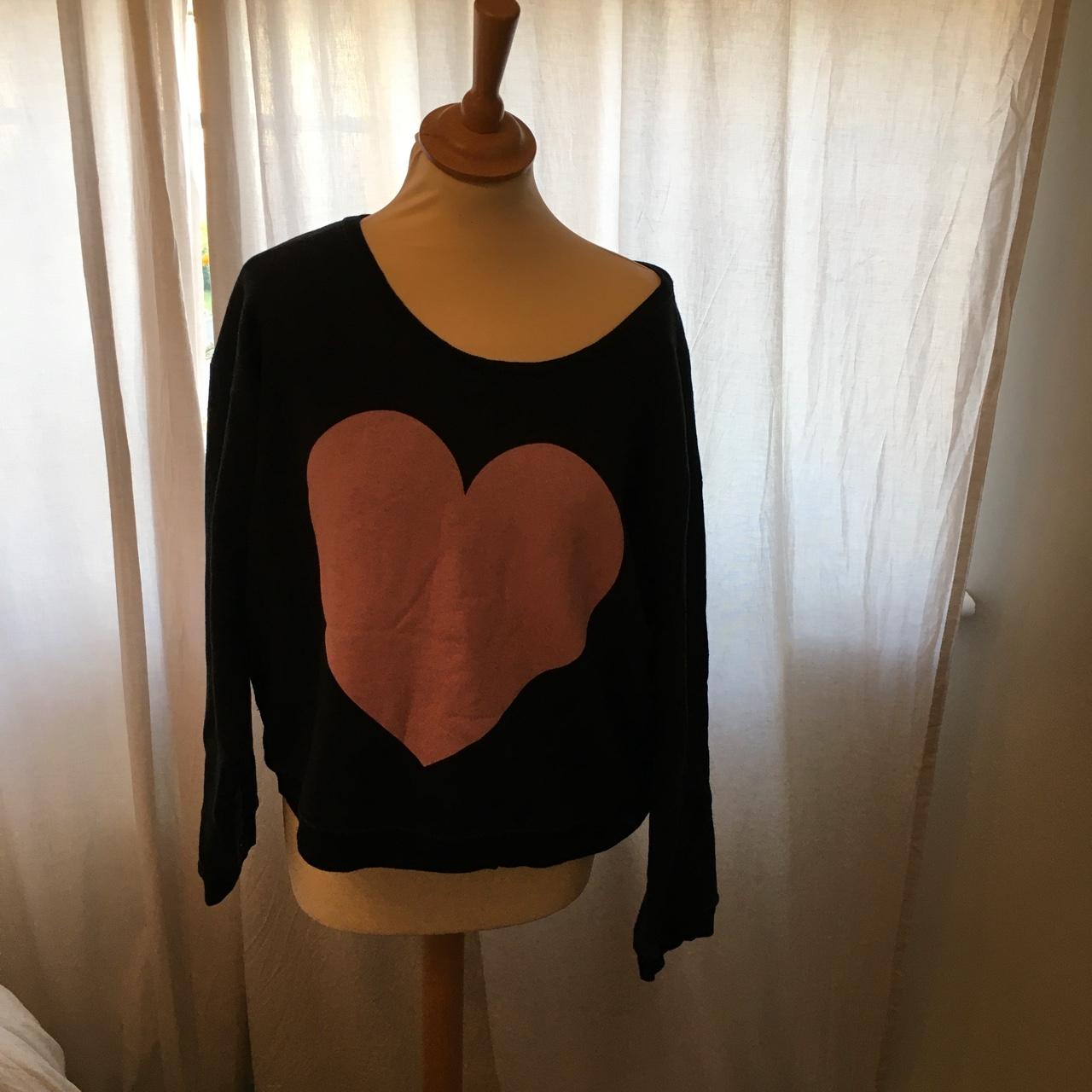 Wildfox heart outlet sweater