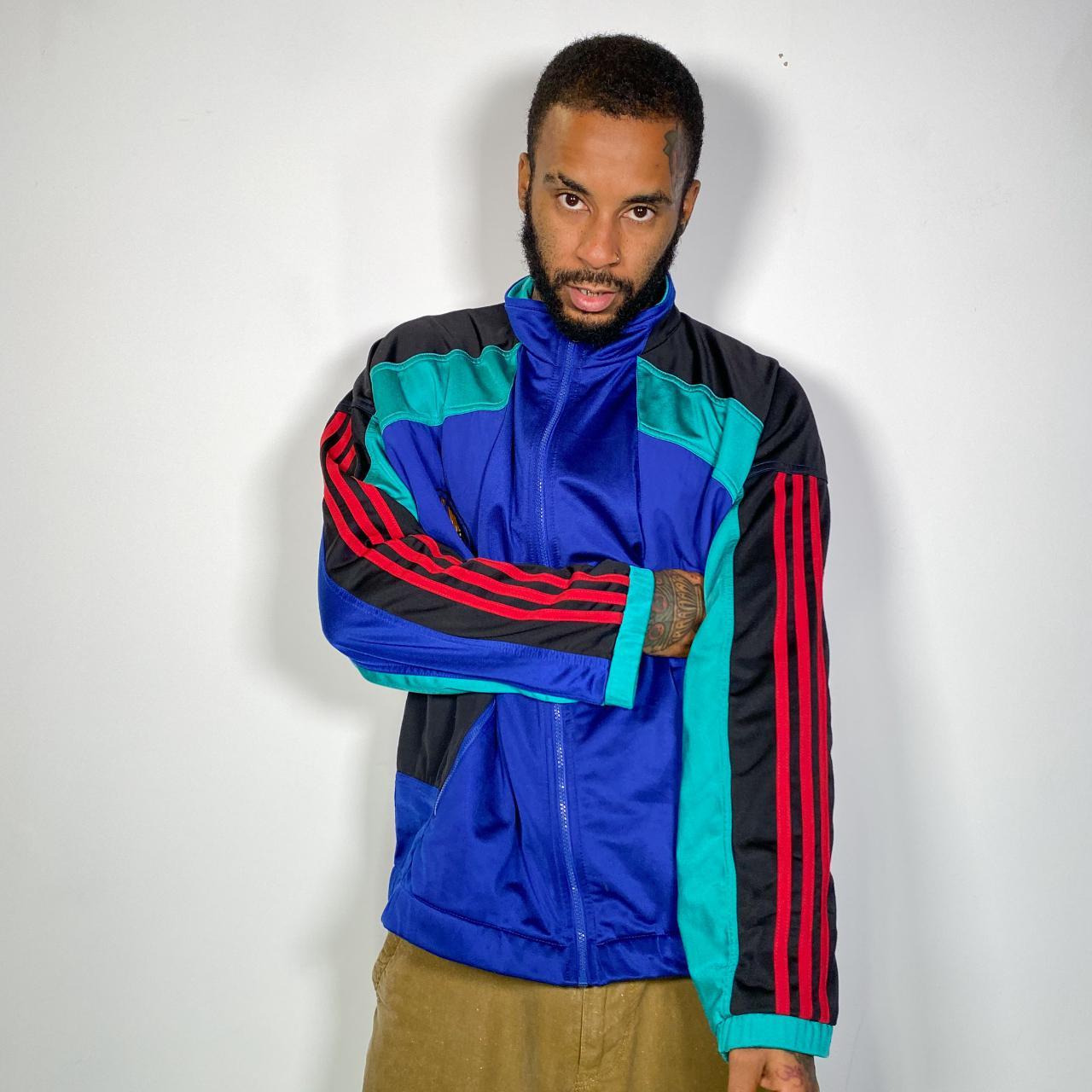 adidas rainbow jacket