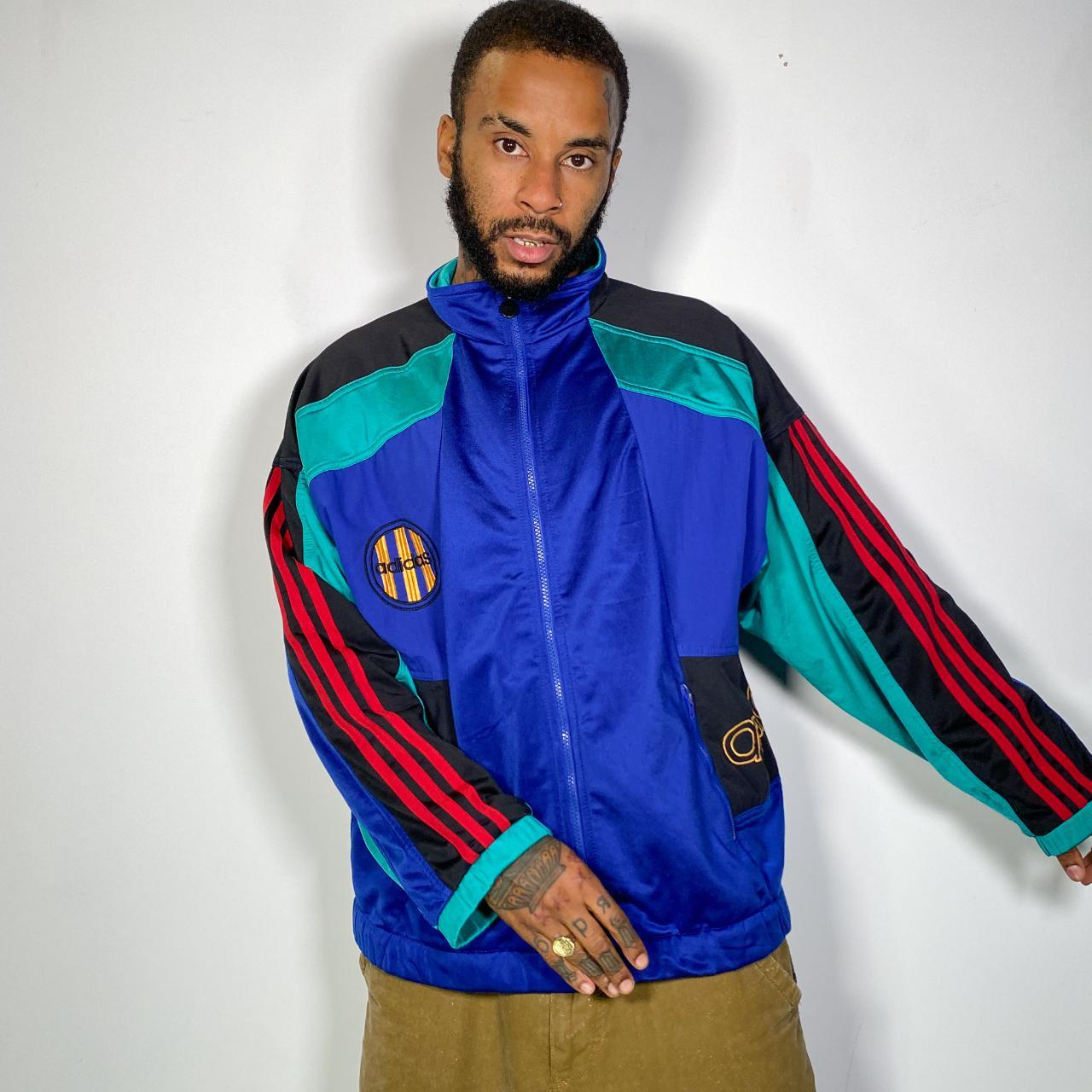 adidas rainbow jacket