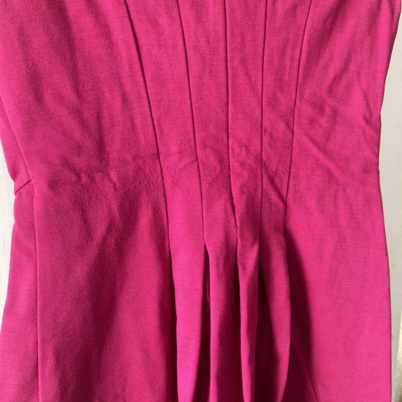 Ted Baker hot pink dress size 1 (UK 8). Slight... - Depop