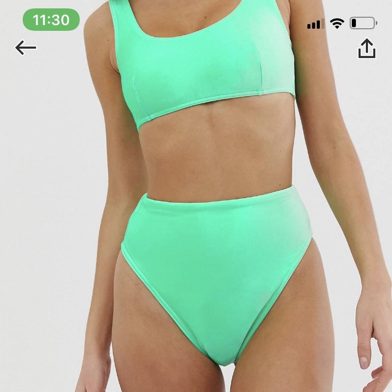 Asos mint green bikini -size 10 but would fit an Depop