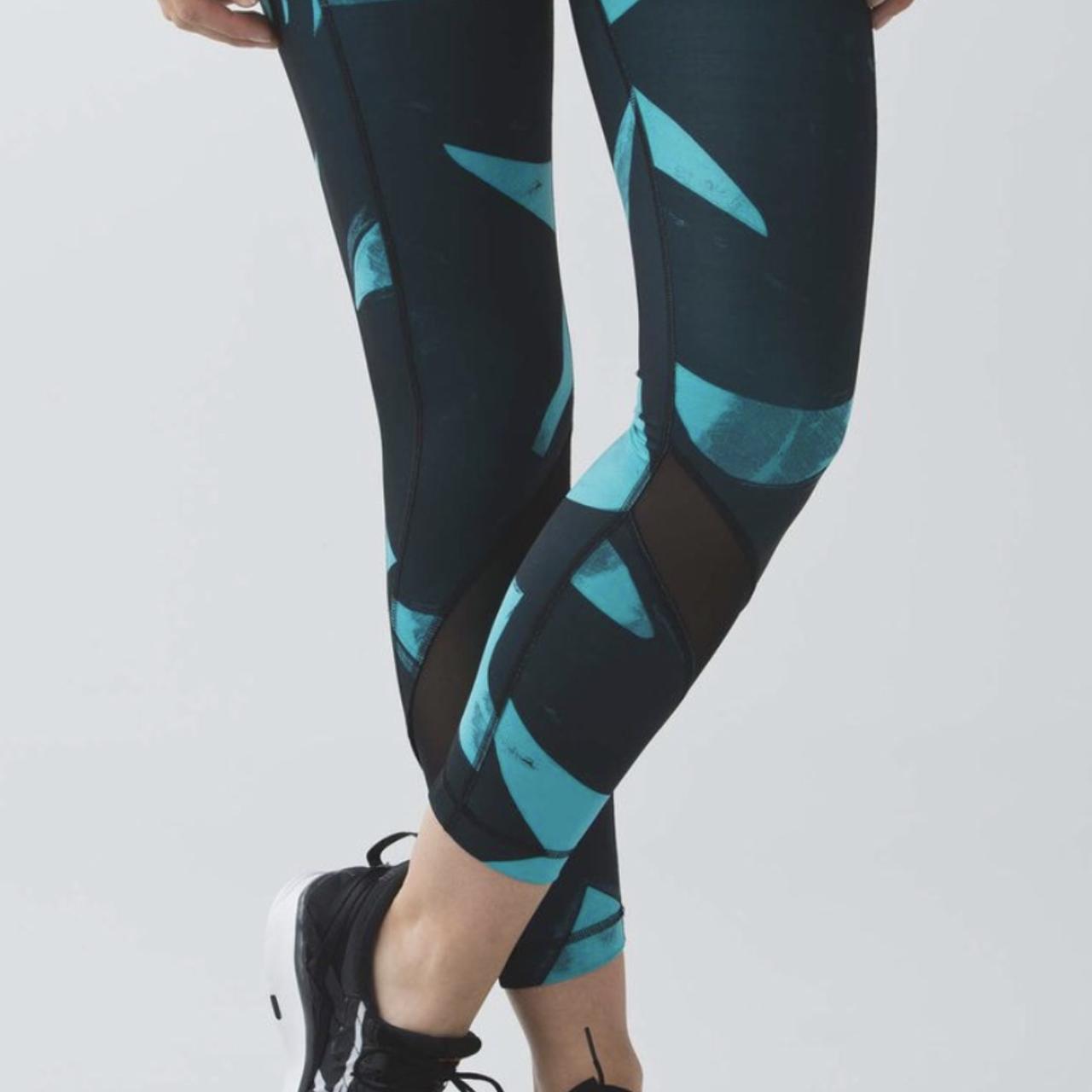 Lululemon , Inspire Tight with mesh panels and zip