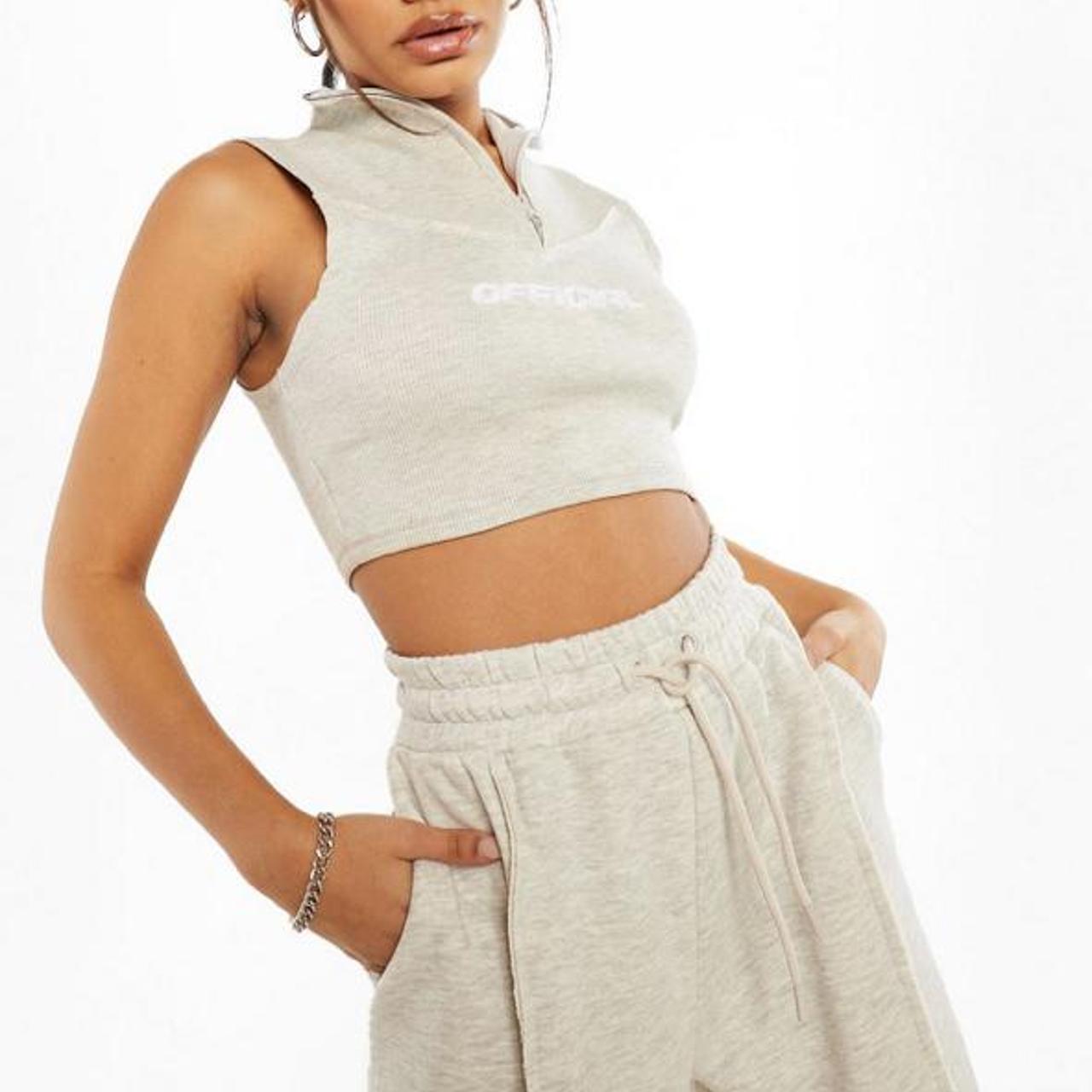 Seam Detail Womens Tracksuits Boohoo Boohoo Seam Detail Crop Top