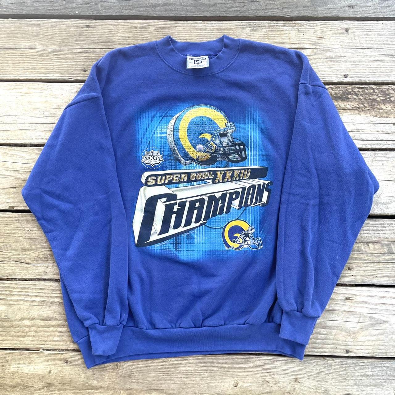 Vintage Los Angeles Rams Sweatshirt All items are - Depop