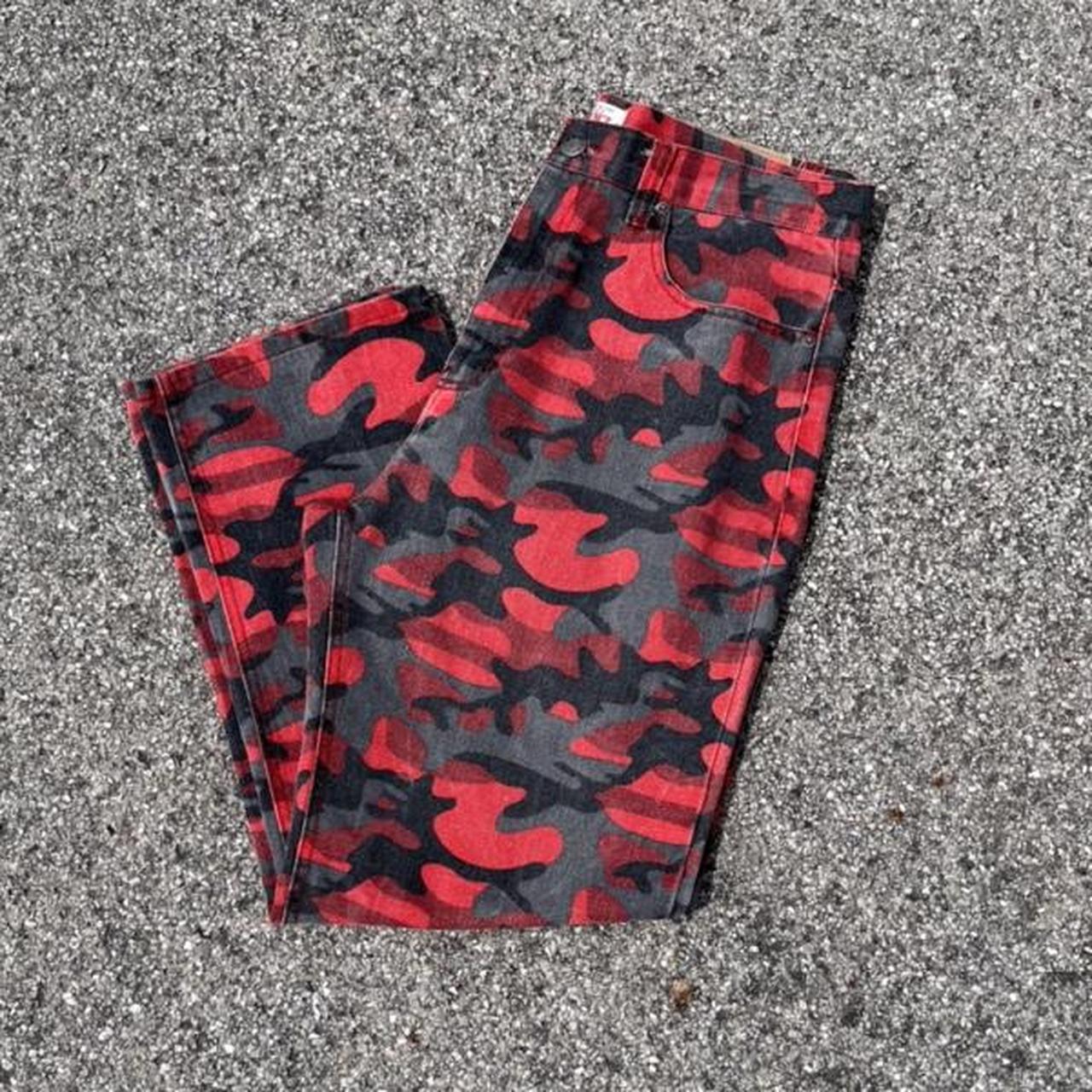 faded camo joggers