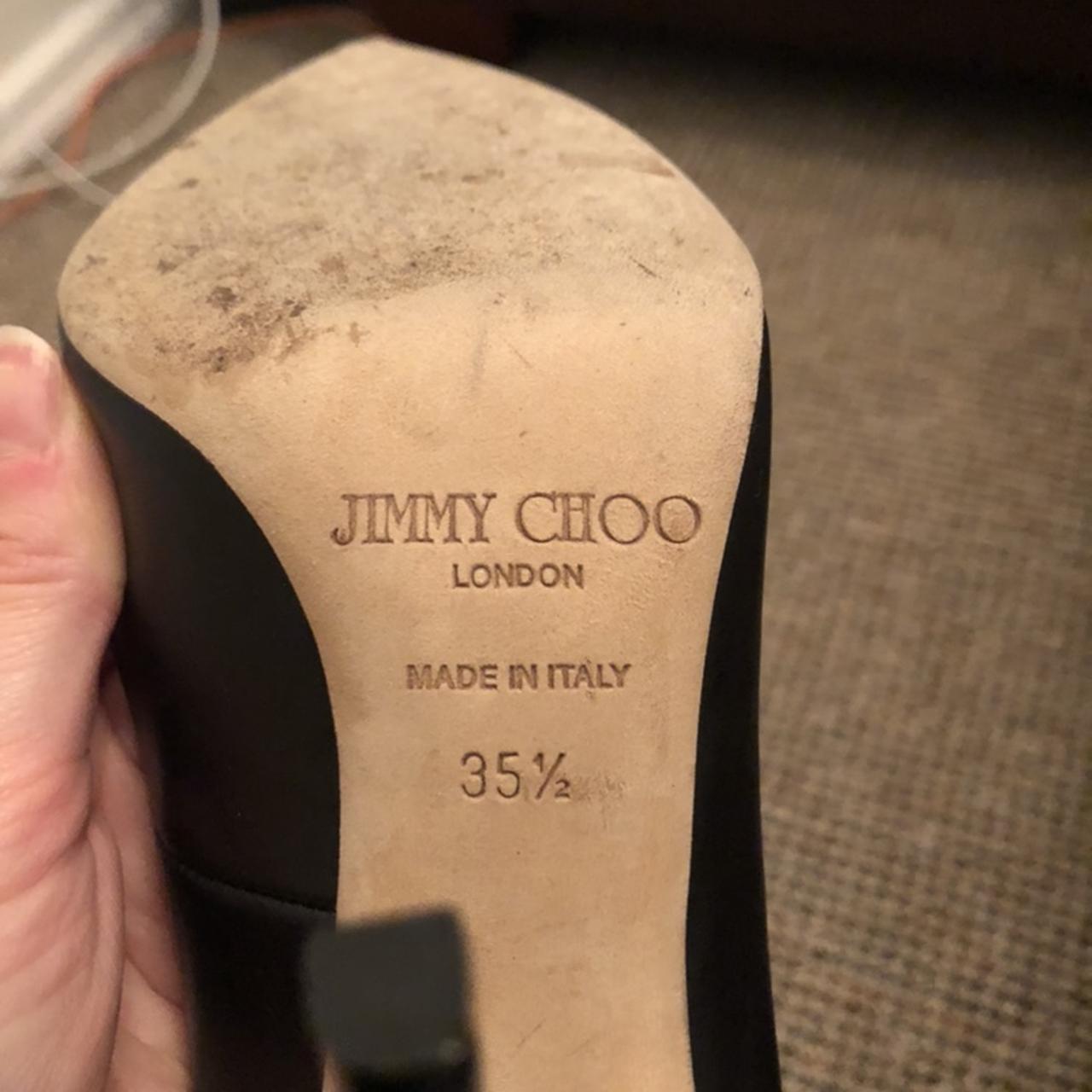 Jimmy Choo THE SOFTEST BLACK LEATHER !!!RRP... - Depop