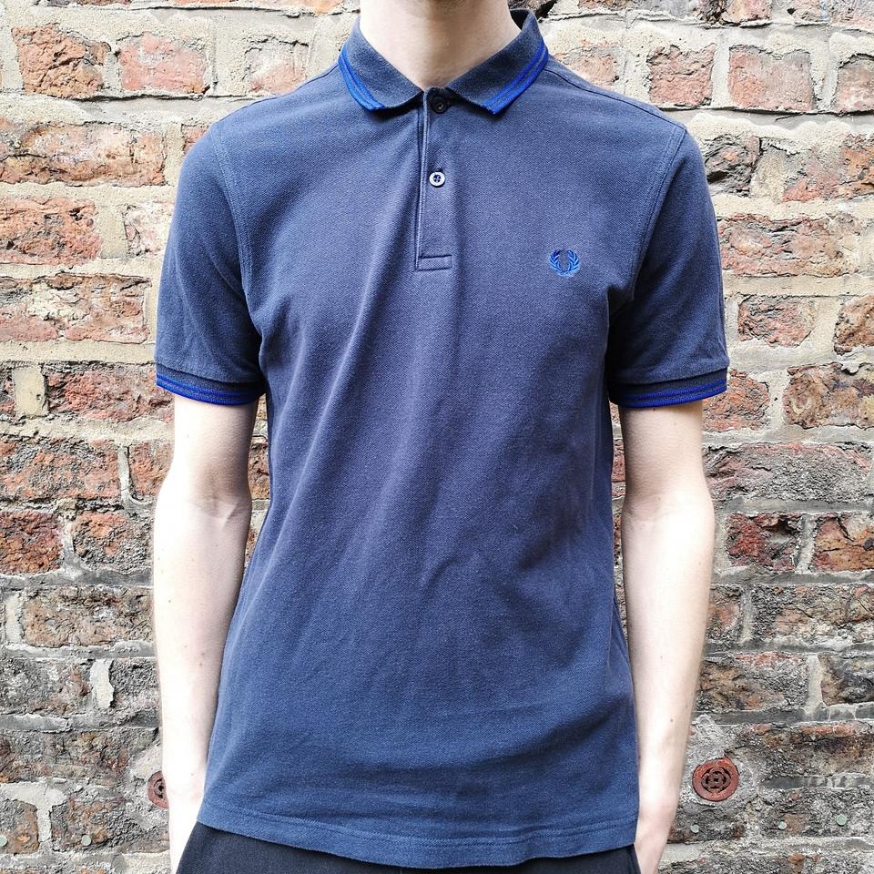 Fred perry twin tipped polo clearance navy