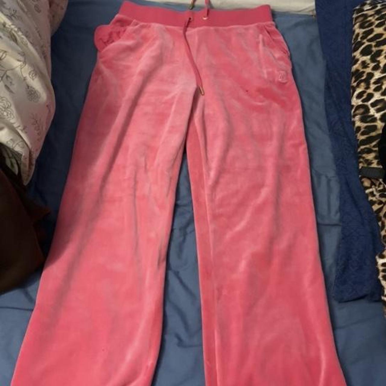 Juicy Coture full track suit light pink jacket and... Depop