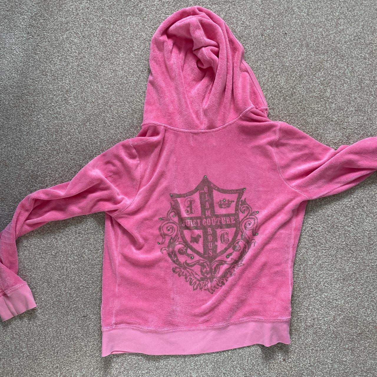 Juicy Coture full track suit light pink jacket and... Depop